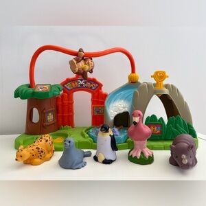 Fisher Price Little People Animal Zoo Playset w/ Sounds + Figures